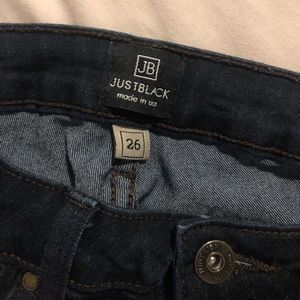 JustBlack dark was skinny jean
